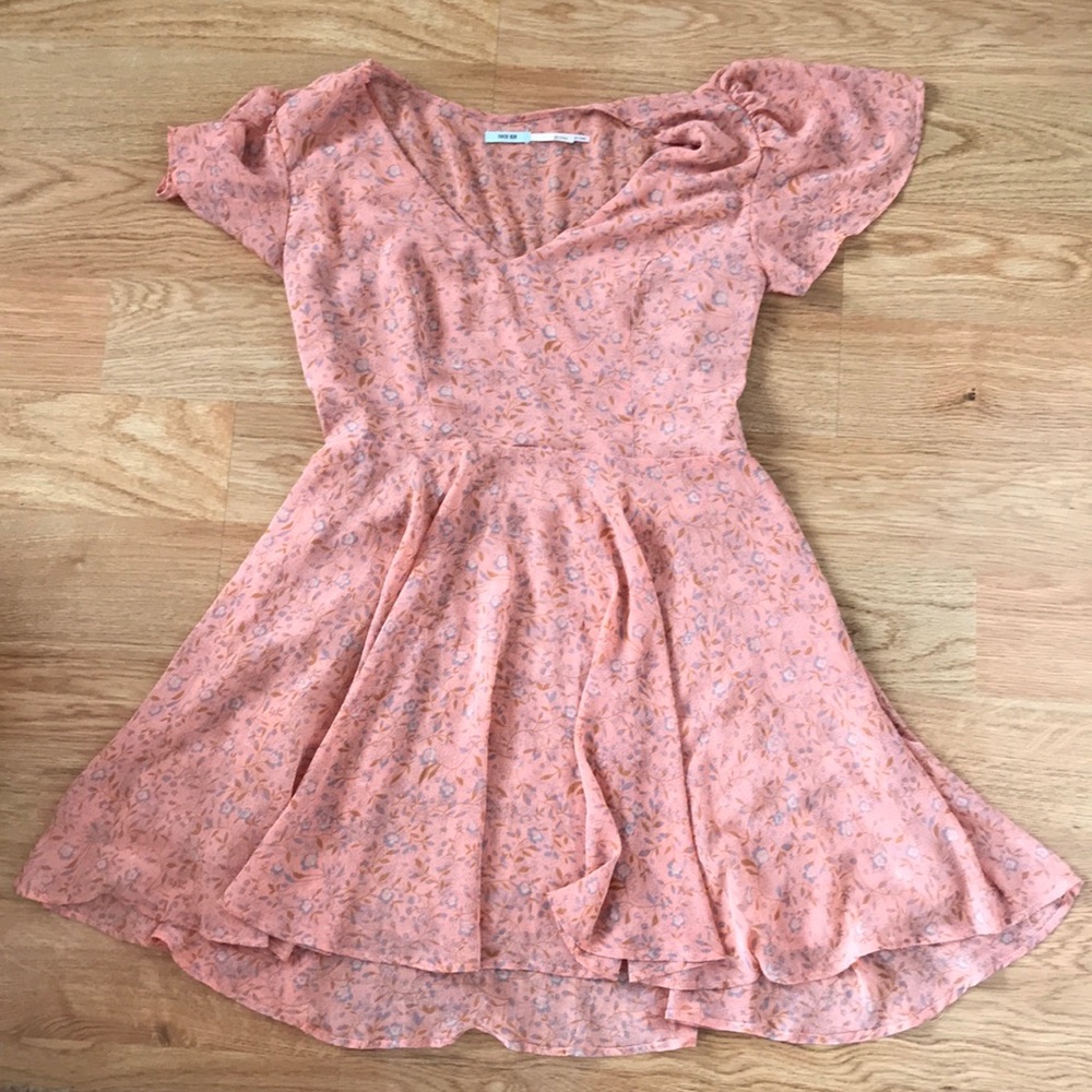 Urban Outfitters Light Pink Floral Dress